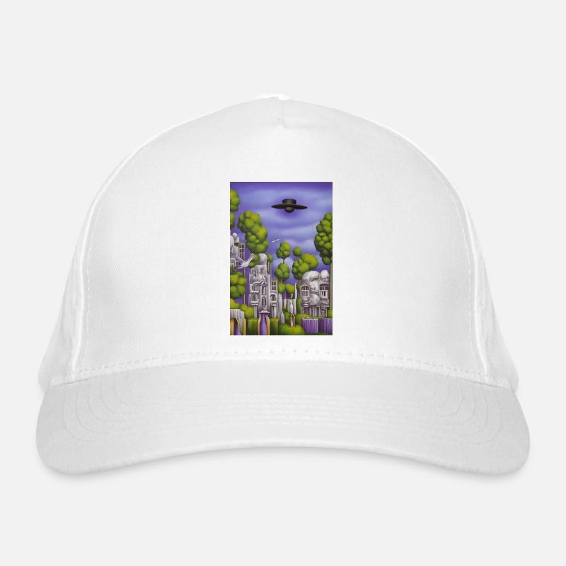 Bäume vor Himmel Bio-Baseballkappe