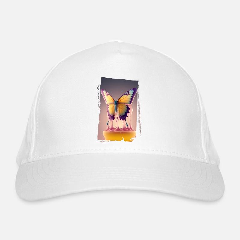 Melting butterfly Organic Baseball Cap