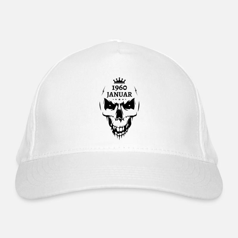 Janvier 1960 Crâne Casquette classique bio