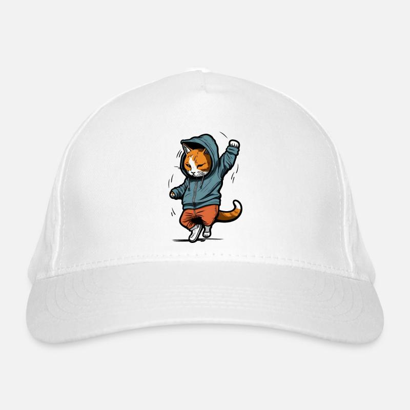 DancingCatHipHop Organic Baseball Cap