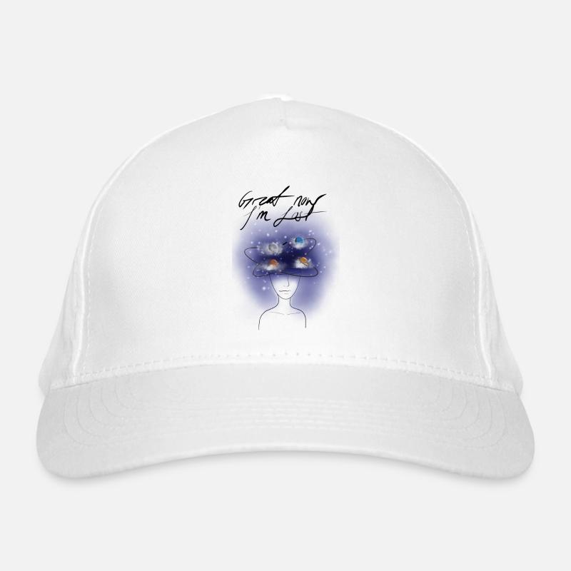Lost in thought Organic Baseball Cap