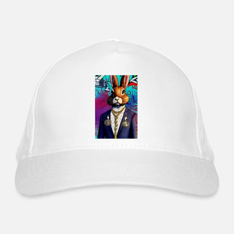 Lapin d’affaires, style urbain moderne | Pop art Casquette classique bio