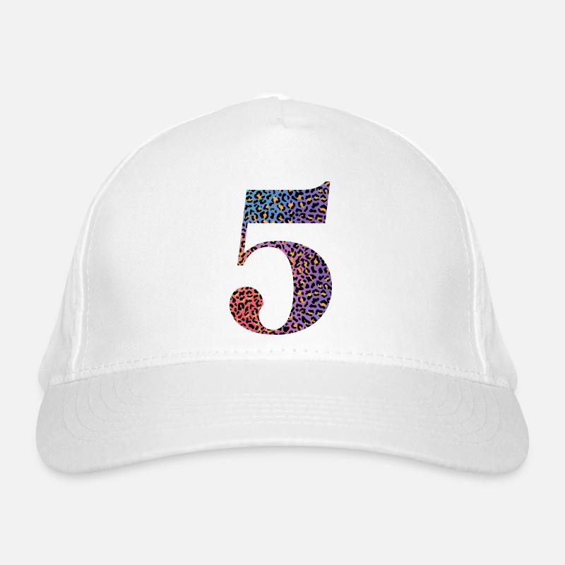 5e anniversaire léopard Casquette classique bio