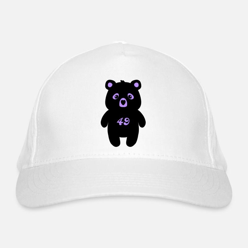 Studio 49 Black Bear Organic Baseball Cap
