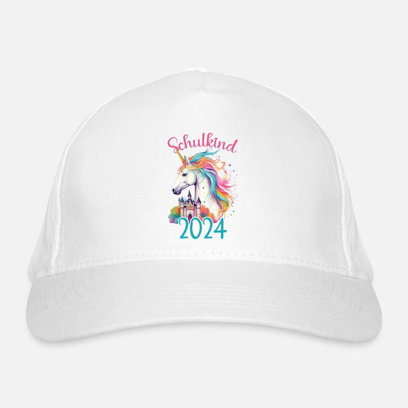 Écolier 2024 Licorne École Élève Casquette classique bio