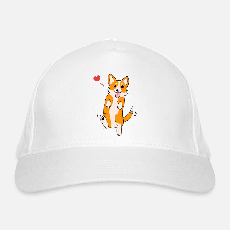 Corgi Love Organic Baseball Cap