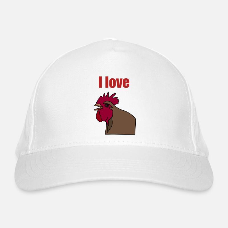 I love… Bio-Baseballkappe