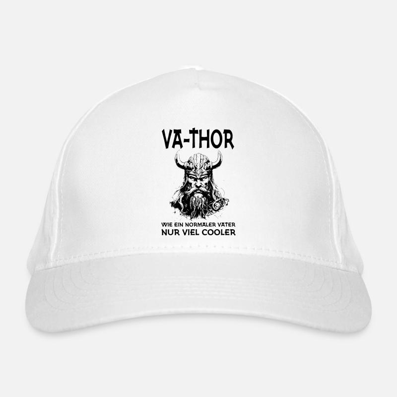 Wikinger Va Thor Vater Bio-Baseballkappe