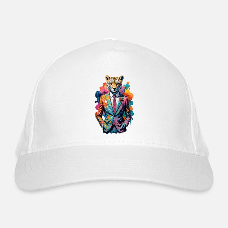 Cheetah in a suit Organic Baseball Cap