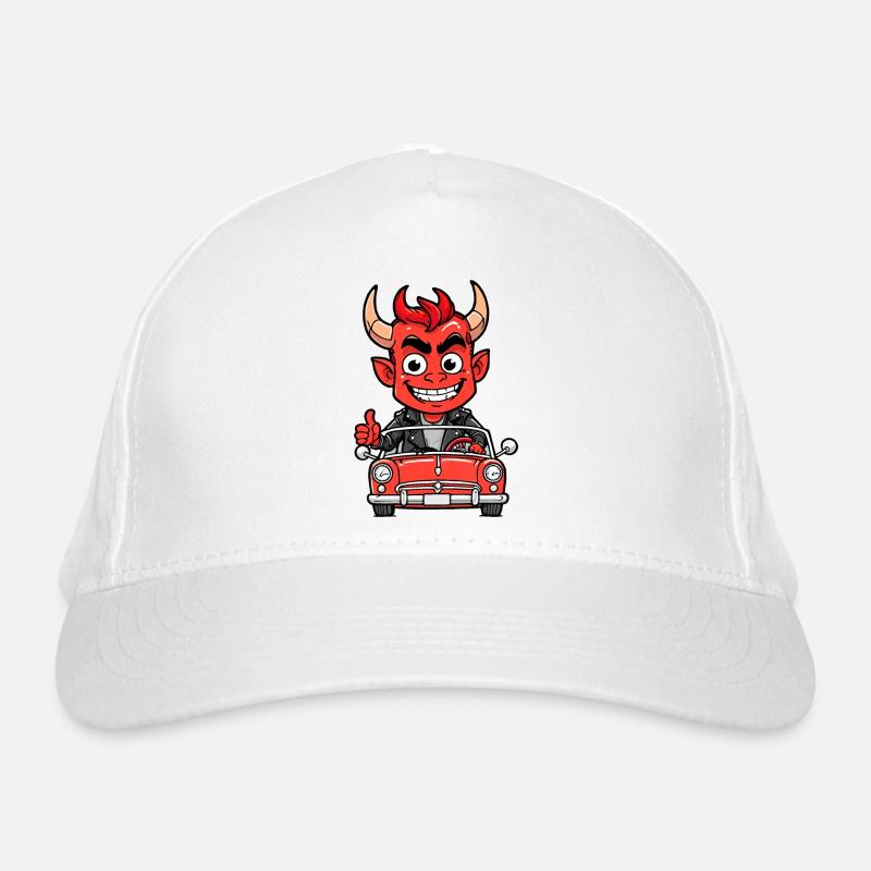 Roter Teufel Bio-Baseballkappe