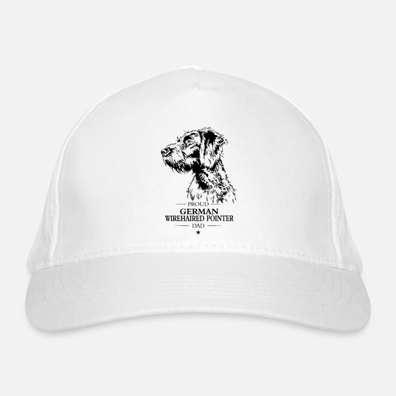 German Wirehaired Pointer Dad Hunde Hund Wilsigns Bio-Baseballkappe