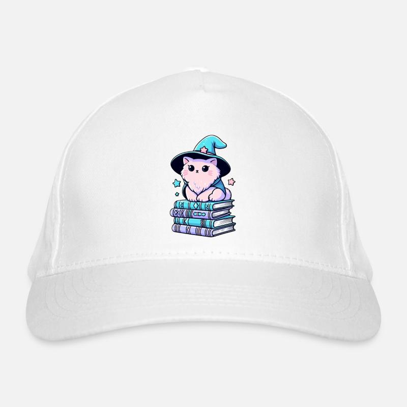 Magical Kitty Sorcerer Organic Baseball Cap
