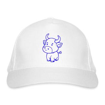 cow baby - Bio-Baseballkappe - Weiß - Vorne