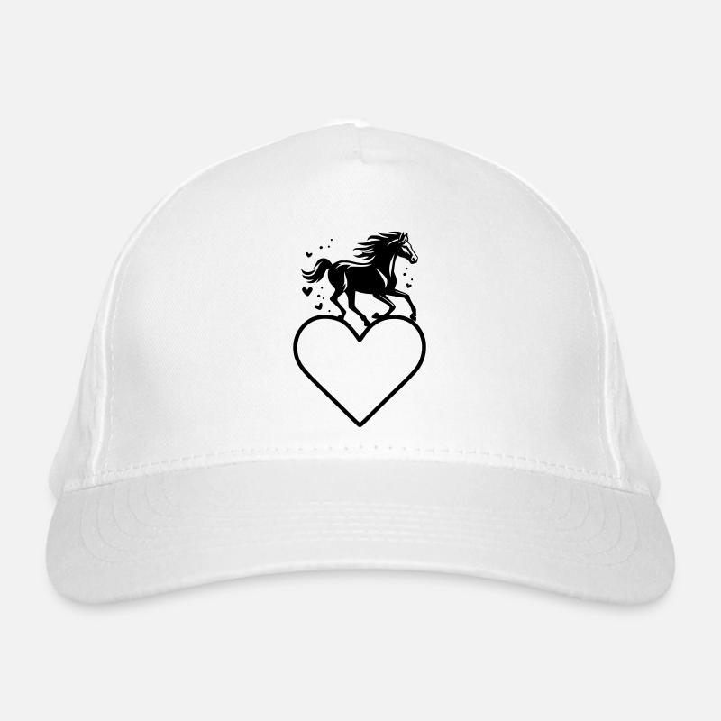 Pferde Rahmen Bio-Baseballkappe