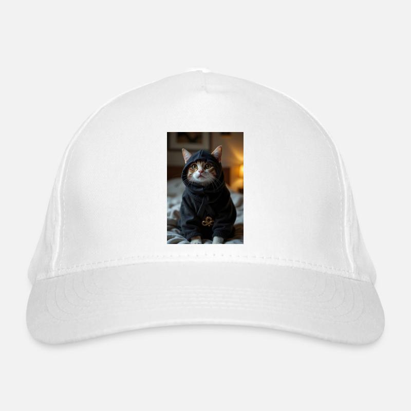 Ninja Cat Organic Baseball Cap