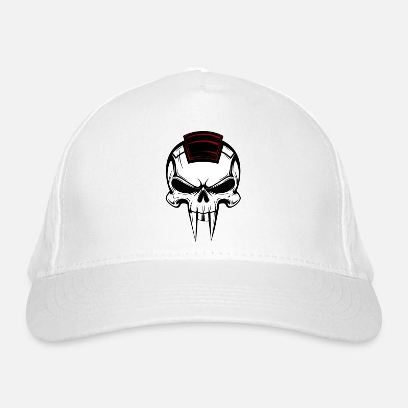 Vampire Skull Organic Baseball Cap
