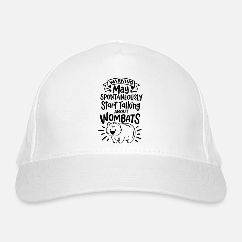 May spontaneously start talking about wombats Bio-Baseballkappe