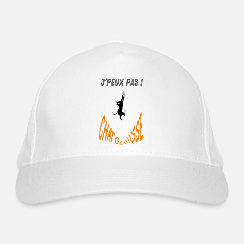 J'peux pas chat glisse ! Casquette classique bio