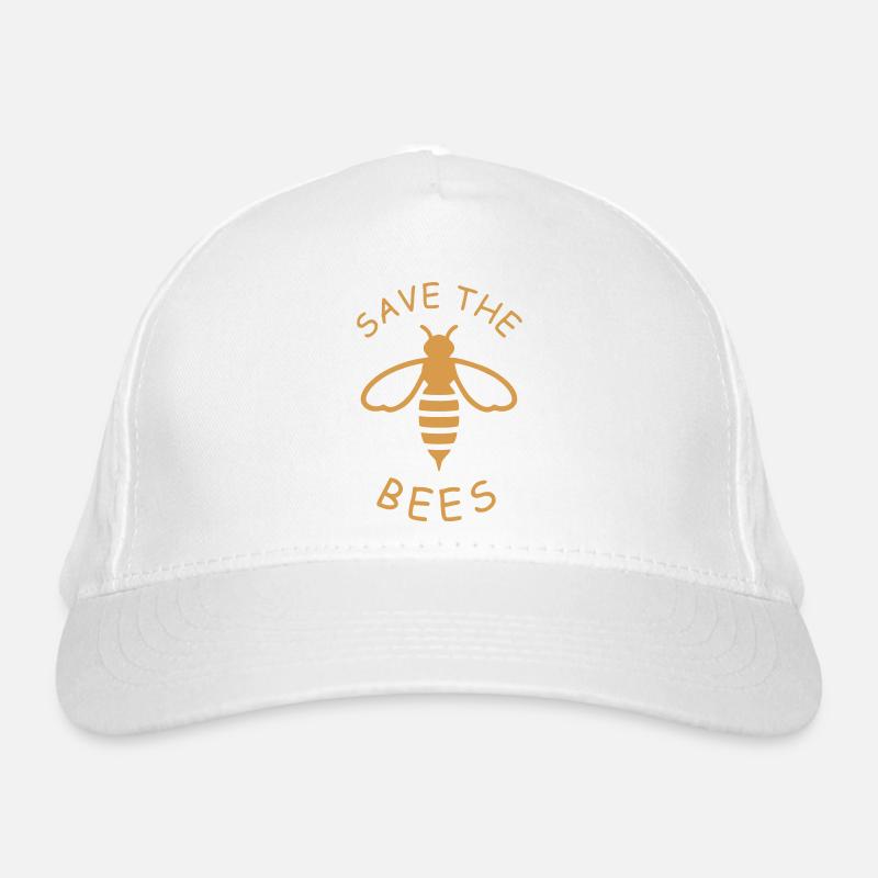 Rettet die Bienen Ökodesign Bio-Baseballkappe