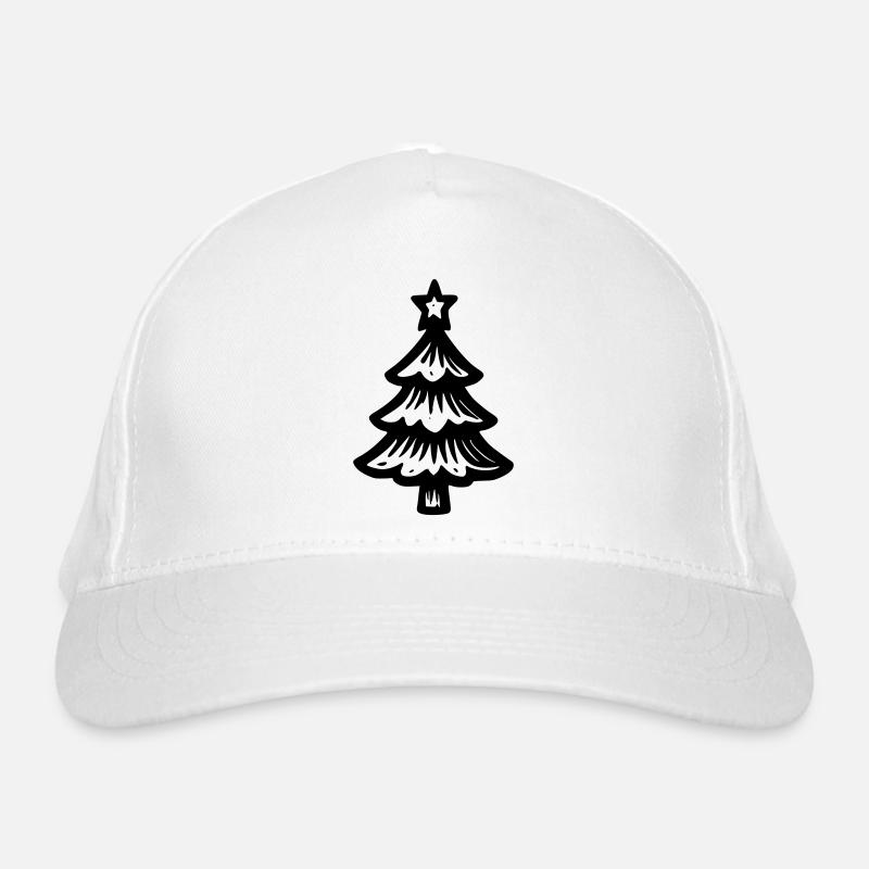 Weihnachtsbaum Bio-Baseballkappe