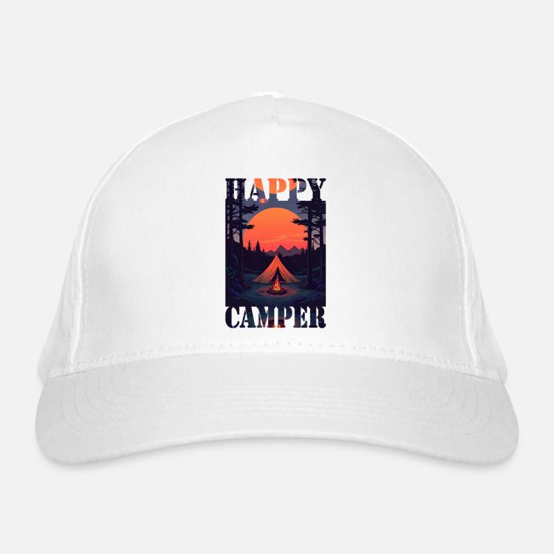 Happy Camper Bio-Baseballkappe