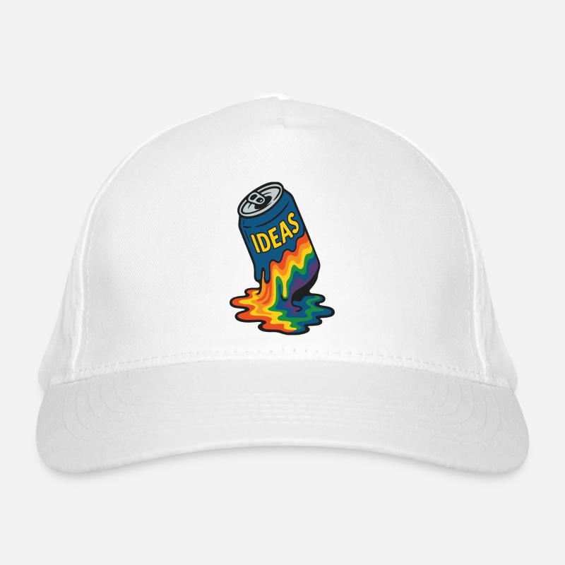 Melting Rainbow Ideas Can Organic Baseball Cap