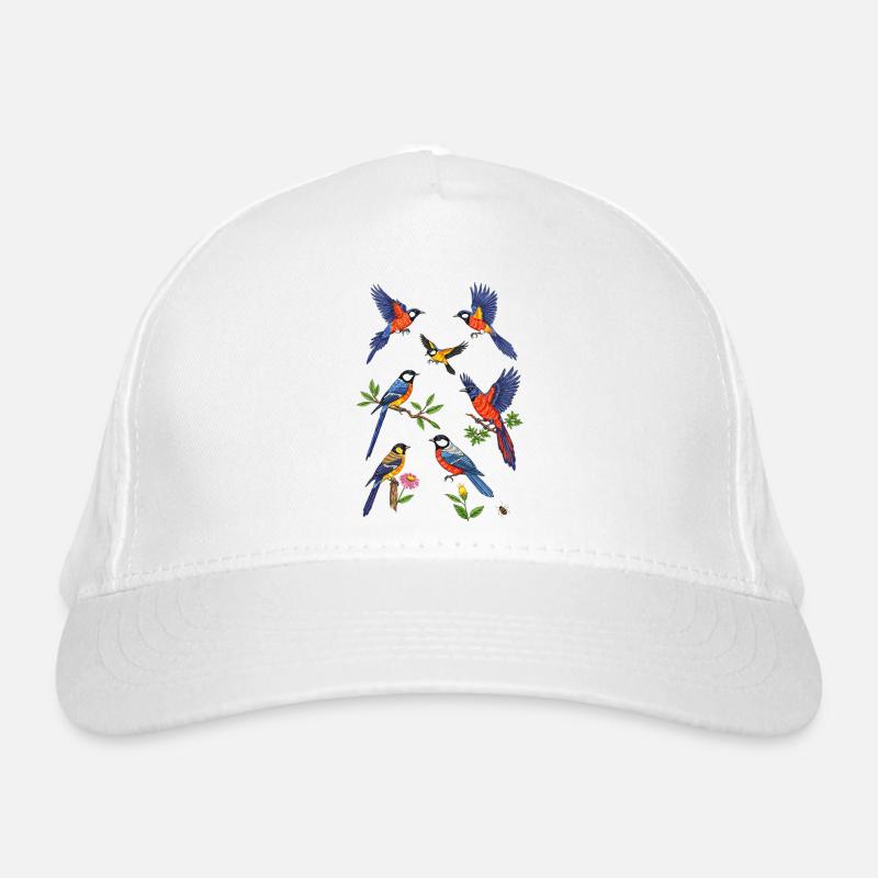 Eisvögel Bio-Baseballkappe