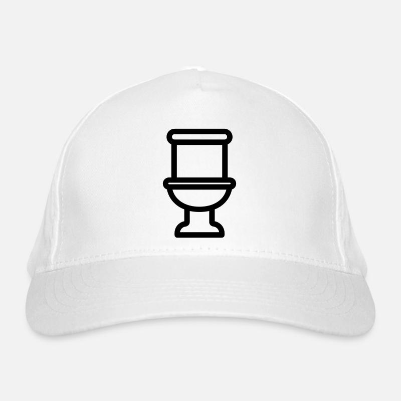 toilet Organic Baseball Cap
