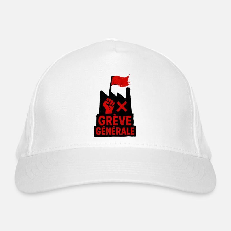 Generalstreik – Gewerkschaft Bio-Baseballkappe