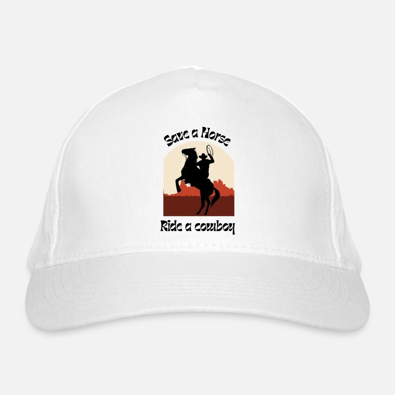 Saddle Heroes Western Silhouette Organic Baseball Cap