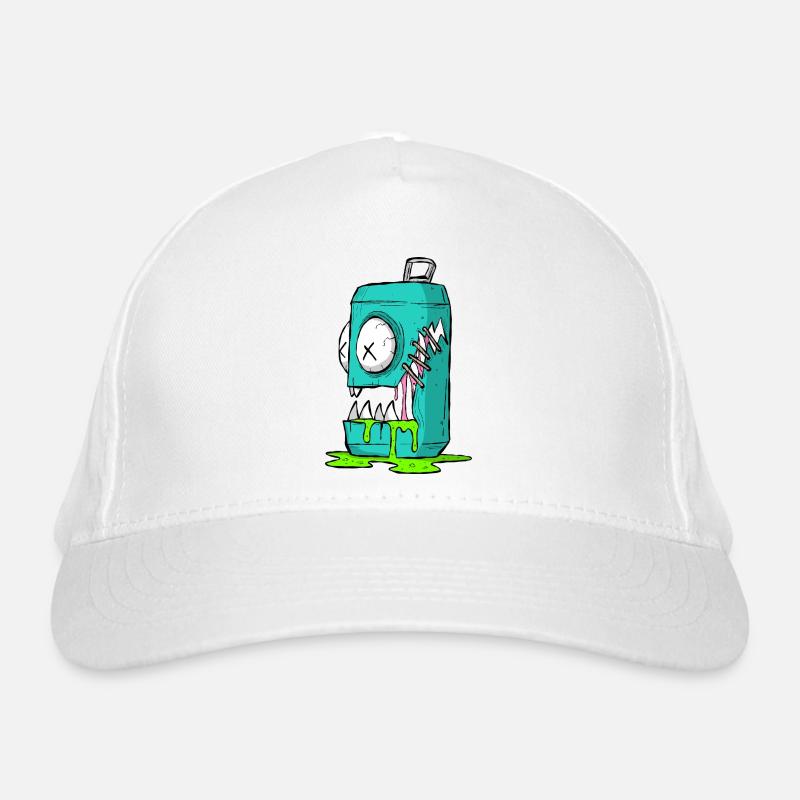 Monster Box Cartoon Comic Organic Baseball Cap