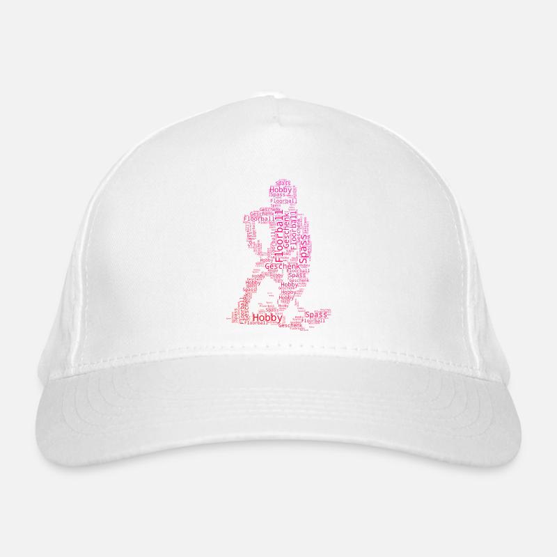 Characterful floorball design Organic Baseball Cap