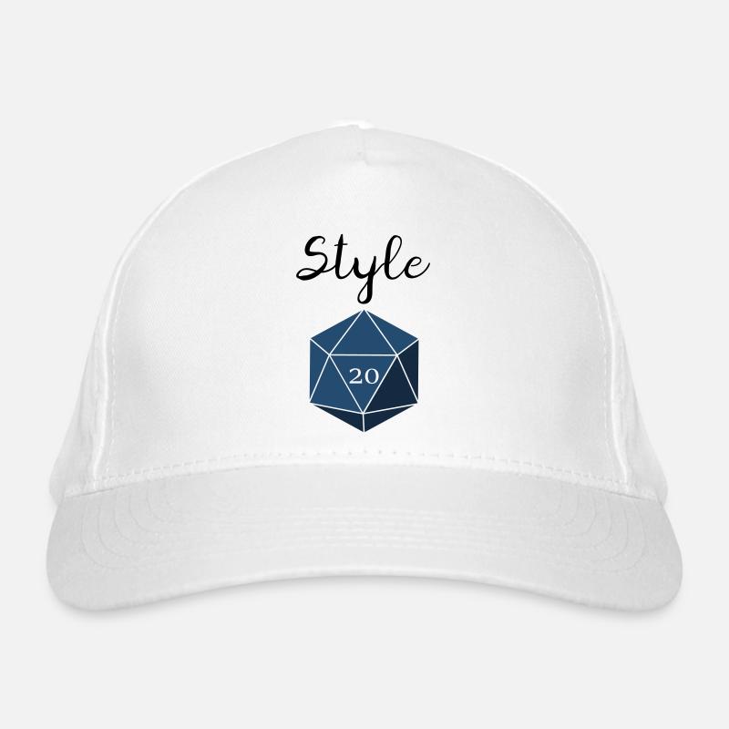 Contrôle de style d20 Casquette classique bio