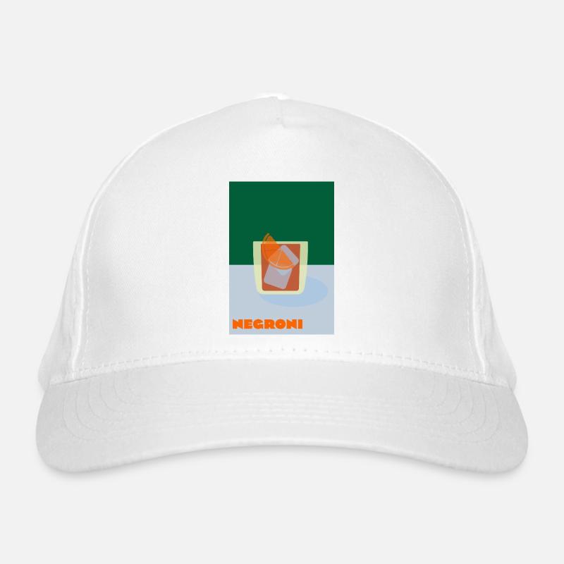 Negroni – Bold Cocktail Print Organic Baseball Cap