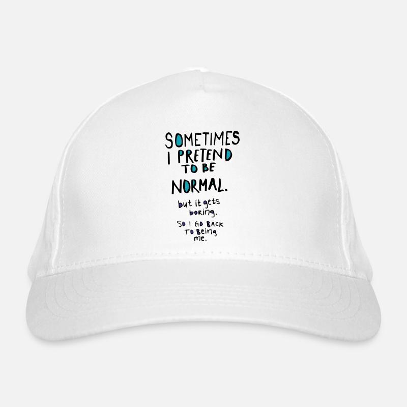 Fais semblant d’être normal Casquette classique bio