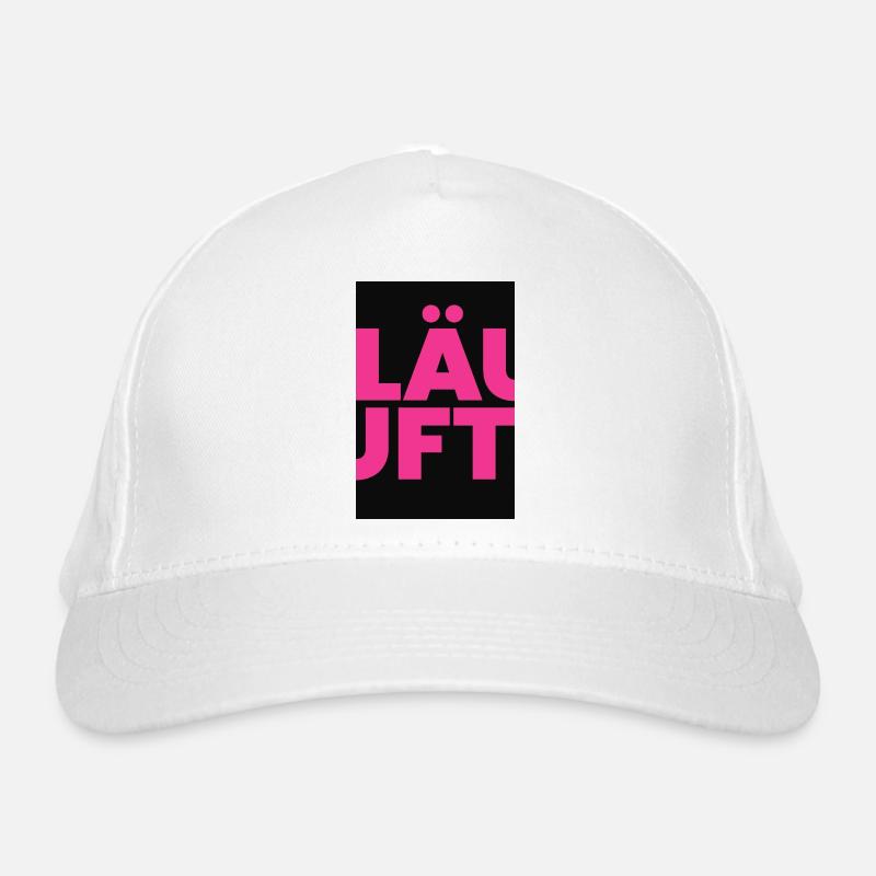 Utiliser Fuchsia Typo-Bold sur Noir Casquette classique bio