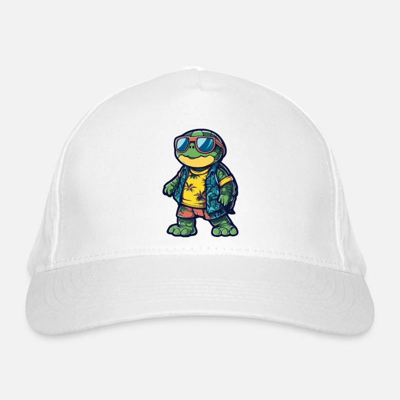 Turtle Comic Holiday Casquette classique bio