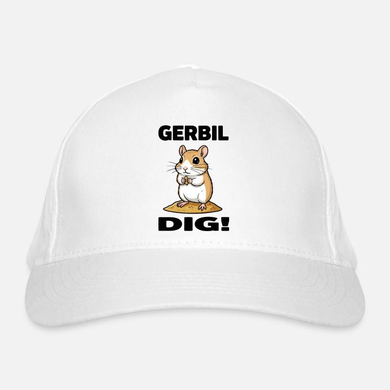 Gerbille Dig Gerbil Rongeur Grain Sable Casquette classique bio