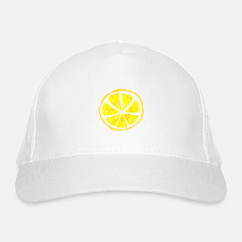 Zitrone². Bio-Baseballkappe