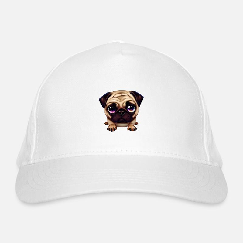Illustration de carlin mignon Casquette classique bio