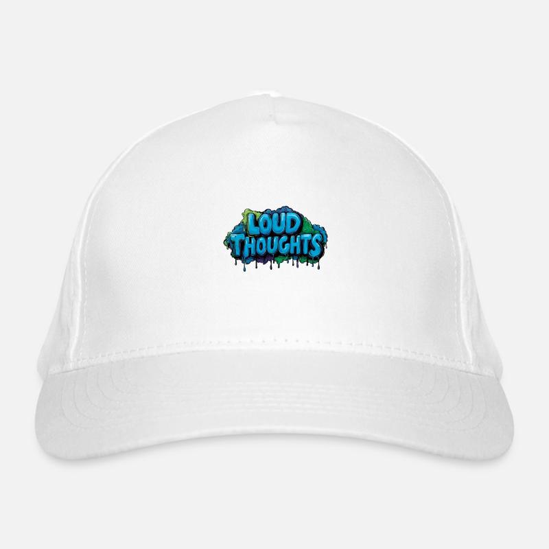 Loud Thoughts – Graffiti Lettering Design. Bio-Baseballkappe