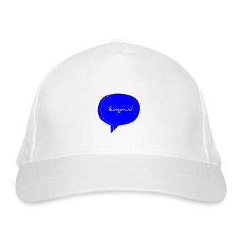 Bonjour. - Organic Baseball Cap - white - Front