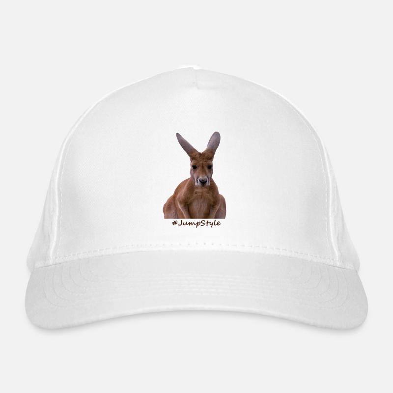 Kangoroo mit Text Jumpstyle Bio-Baseballkappe