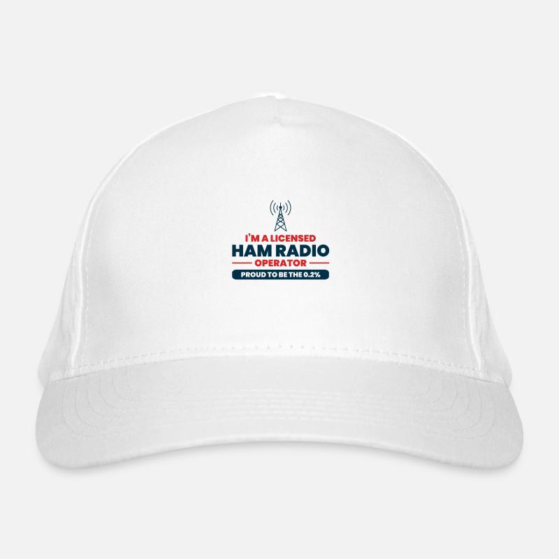 Amateur Ham Radio Operator Funny Gift Organic Baseball Cap