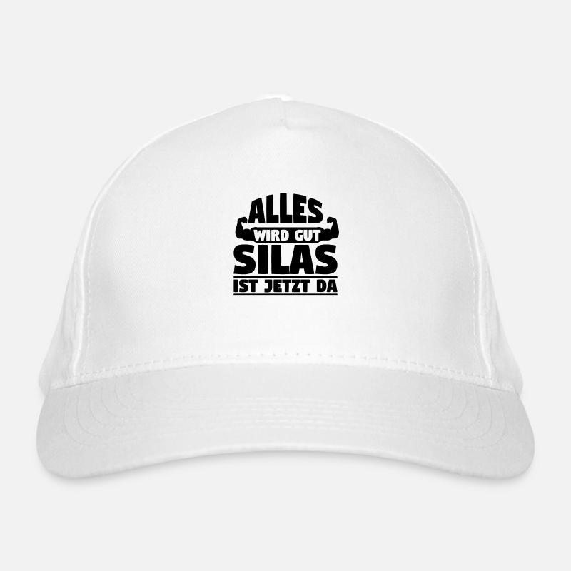 Alles wird gut Silas ist jetzt da Bio-Baseballkappe