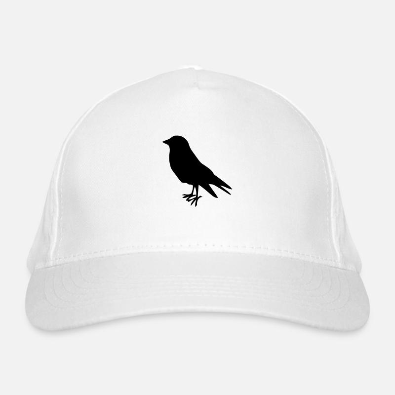 früher vogel bird vögel Bio-Baseballkappe