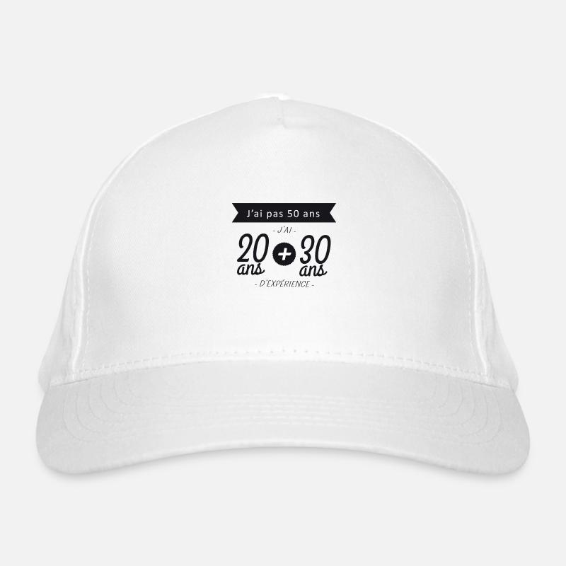Années d'expérience Casquette classique bio