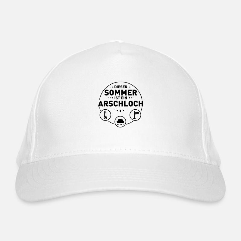 Dieser Sommer ist ein Arschloch Bio-Baseballkappe