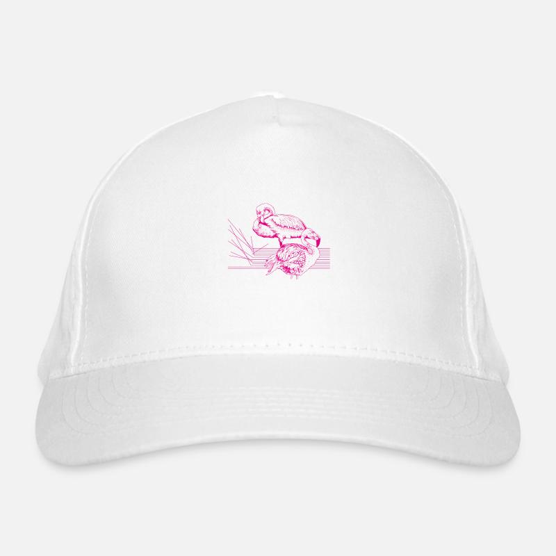 flamand rose - color Casquette classique bio