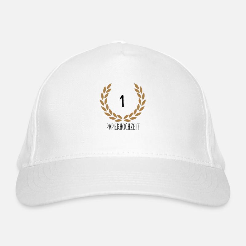 Hochzeitstag 1 Bio-Baseballkappe